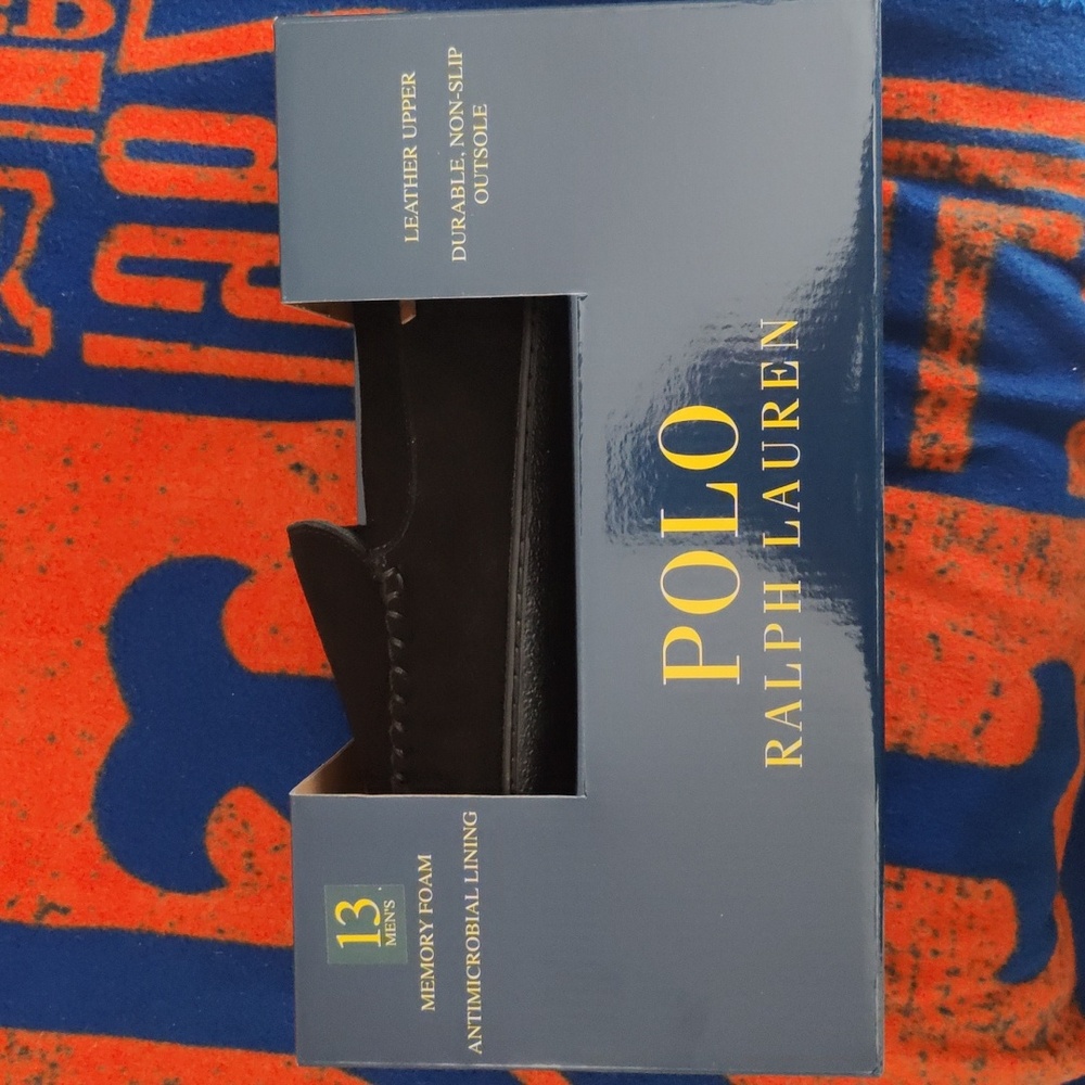 Polo Ralph Lauren Leather Slippers